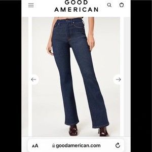 Good American Calik Denim Jeans Size 6-12 NWT